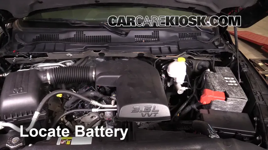 2014 Ram 1500 Big Horn 3.6L V6 FlexFuel Crew Cab Pickup Battery Jumpstart